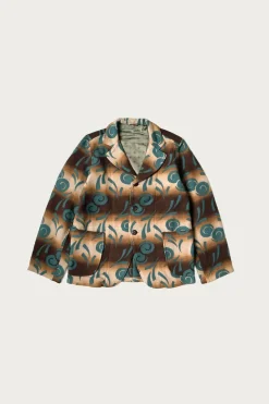Coats, Jackets, And Vests<Kapital Napping Cotton PUEBLO VOLTEX HOSPITAL JKT - Brown