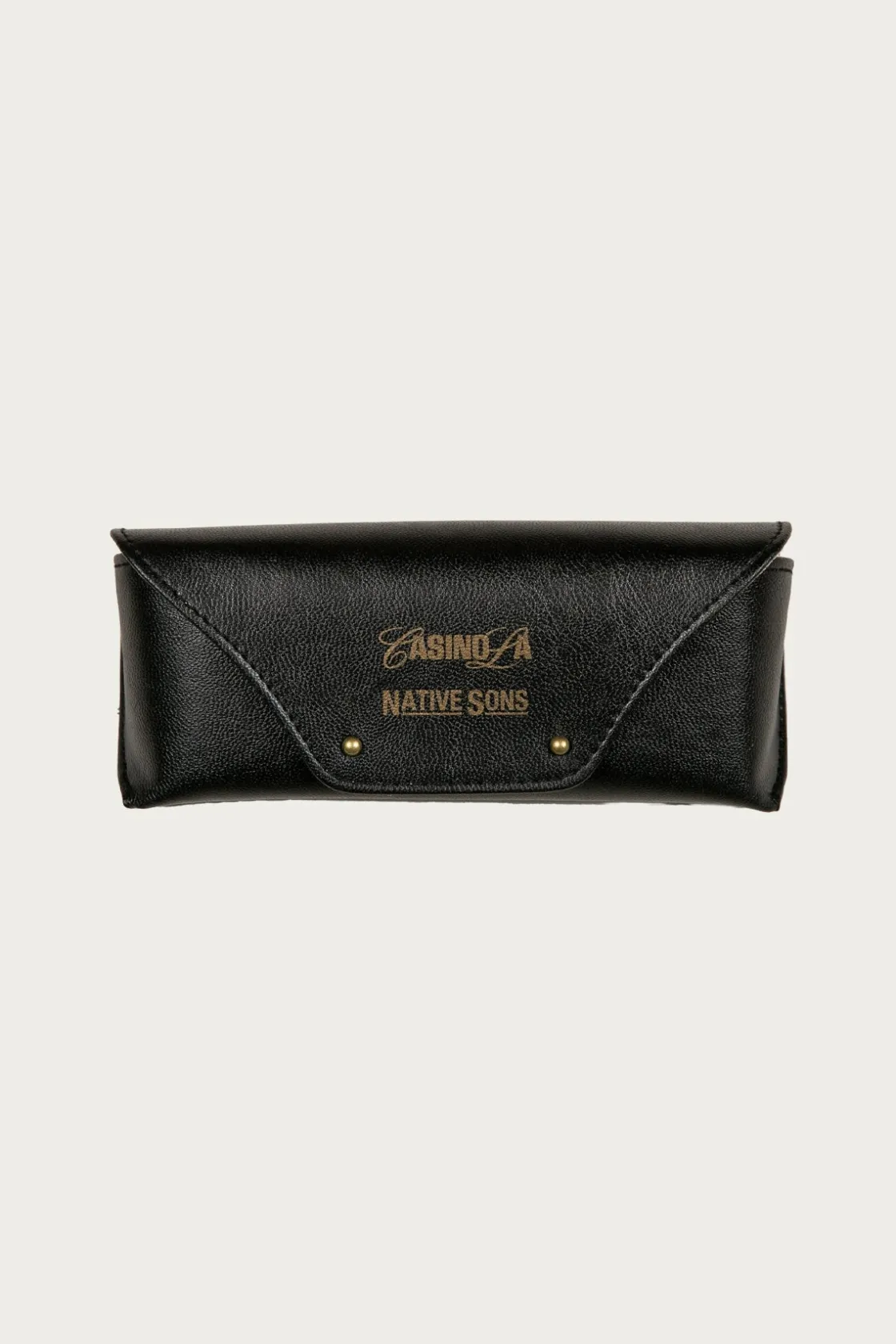Eyewear|Accessories<Native Sons Eyewear Native Sons x Casinola "The E's" Collab Case - Gasoline/Choco Brown