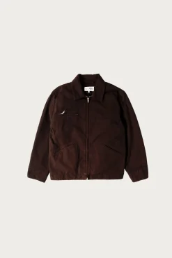 Coats, Jackets, And Vests<MM6 Maison Margiela Numerals Work Jacket - Chocolate Brown