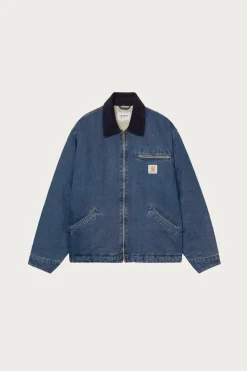 Coats, Jackets, And Vests<Carhartt Work In Progress OG Detroit Jacket - Blue/Dark Navy Stone Washed