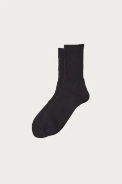 Accessories<Rototo Organic Daily 3-Pack Ribbed Crew - Black
