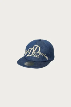 Accessories<Kapital 11.5oz Denim Baseball Cap (The Denim Died Embroidery) LOW - Indigo