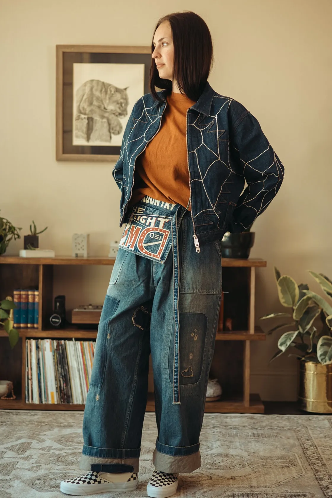 Denim<Kapital 13oz Denim Blouson (KOUNTRY DREAM CATCH Remake) - Indigo