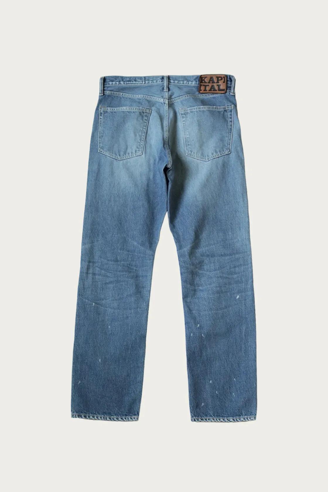 Denim<Kapital 14oz Denim 5P MONKEY CISCO (3YearsFade) - Indigo