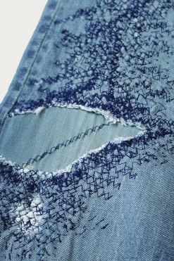 Denim<Kapital 14oz Denim 5P MONKEY CISCO (3YearsFade) - Indigo