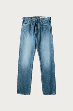 Denim<Kapital 14oz Denim TH Straight - Midtone