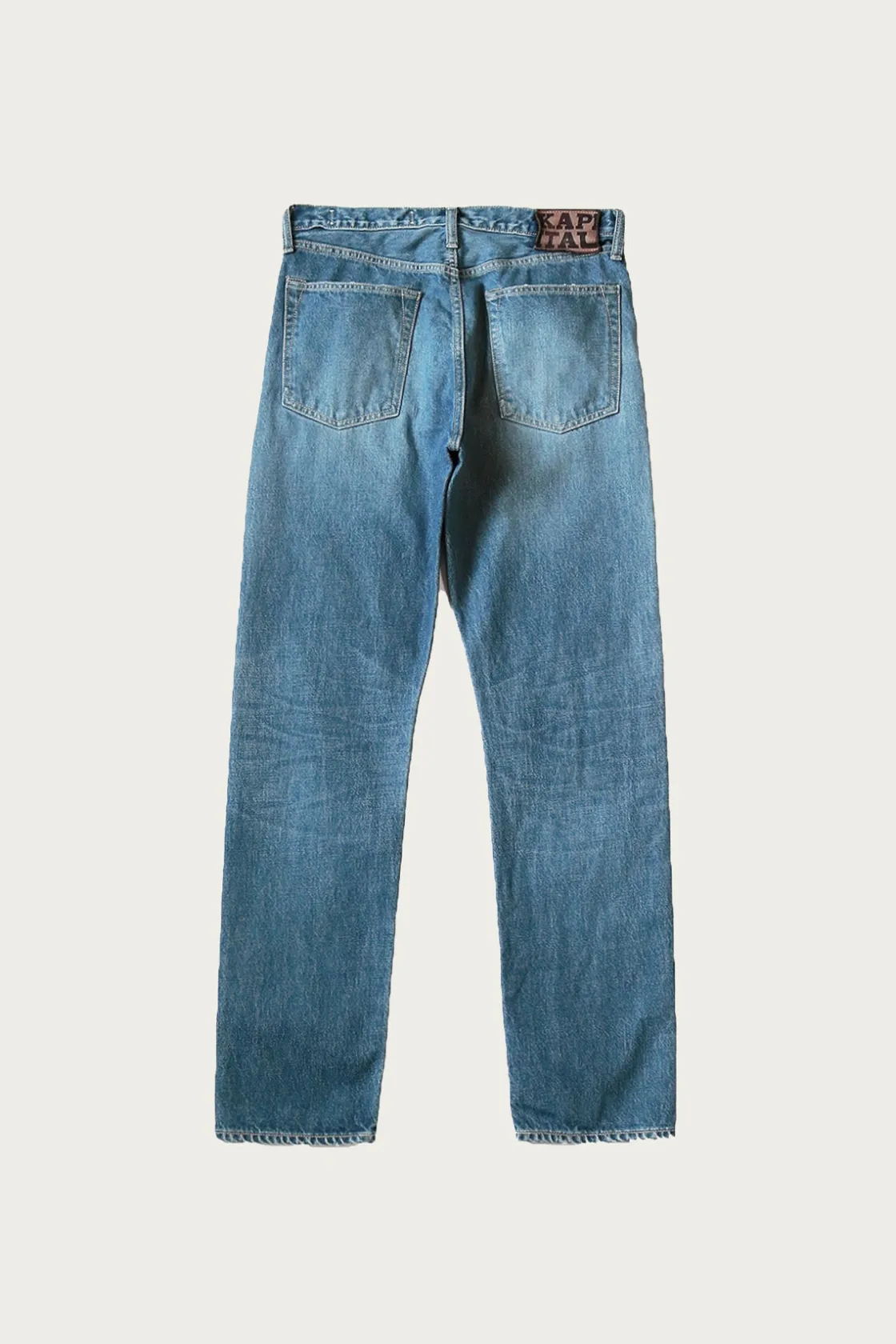Denim<Kapital 14oz Denim TH Straight - Midtone