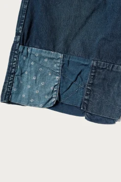 Shorts<Kapital 10oz IDGxIDG Denim Short (HUTTE Remake) - Indigo