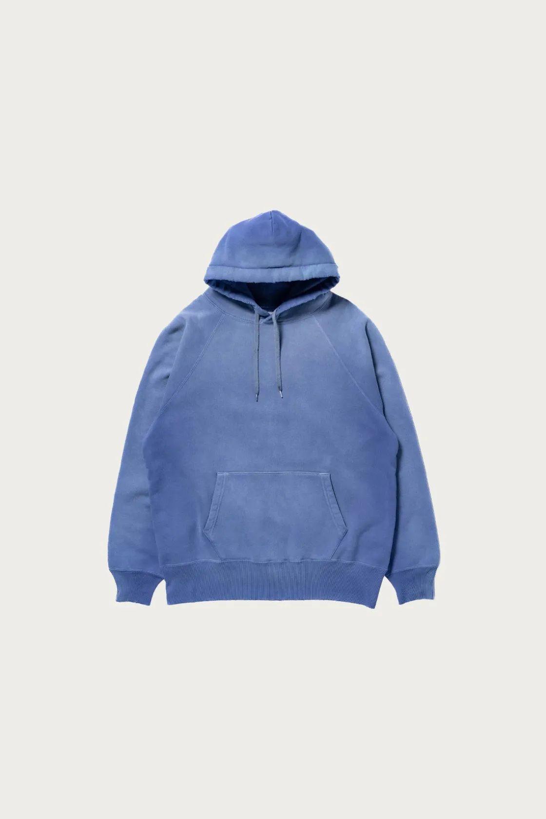 Tees And Sweats<The Real McCoys 9oz. Loopwheel Raglan Hooded Sweatshirt - Faded Navy