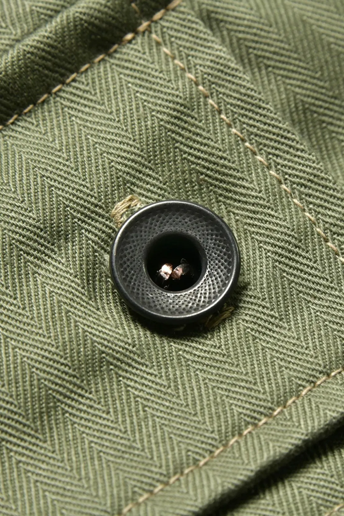 Pants<The Real McCoys P-44 Utility Trousers - Sage Green