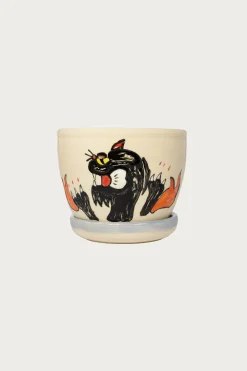 Homegoods<Danny D's Mud Shop Panther Planter
