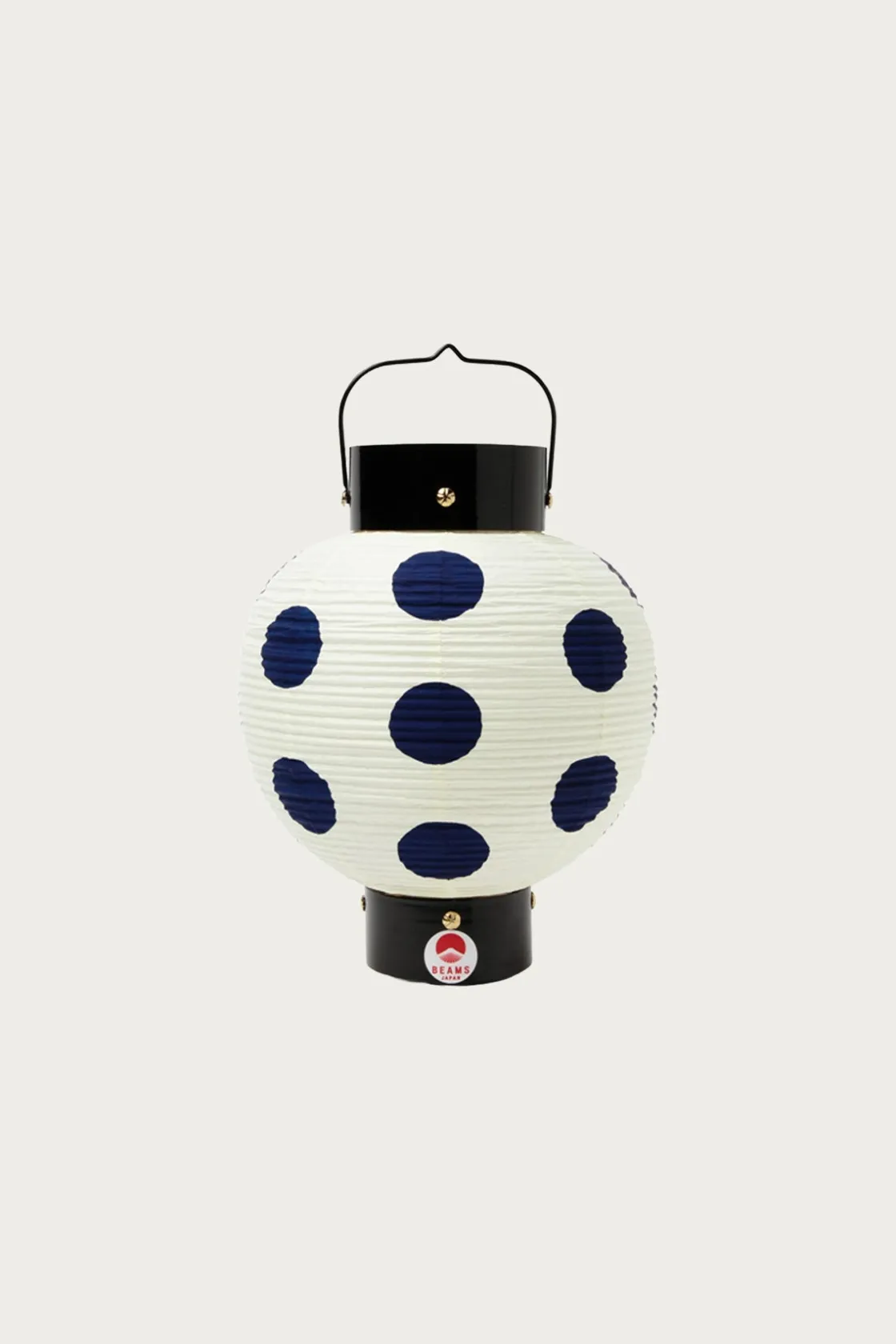 Homegoods<Beams Japan Paper Lantern Polka Dots - Indigo