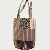 Accessories<Kapital Patchwork NOVEL Tote Bag - Brown