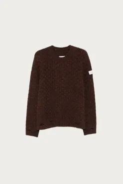 Sweaters<MM6 Maison Margiela Patterned Sweater - Grey/Orange