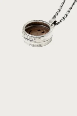 Accessories<North Works Penny Smile 25¢ Tambourine Pendant Necklace