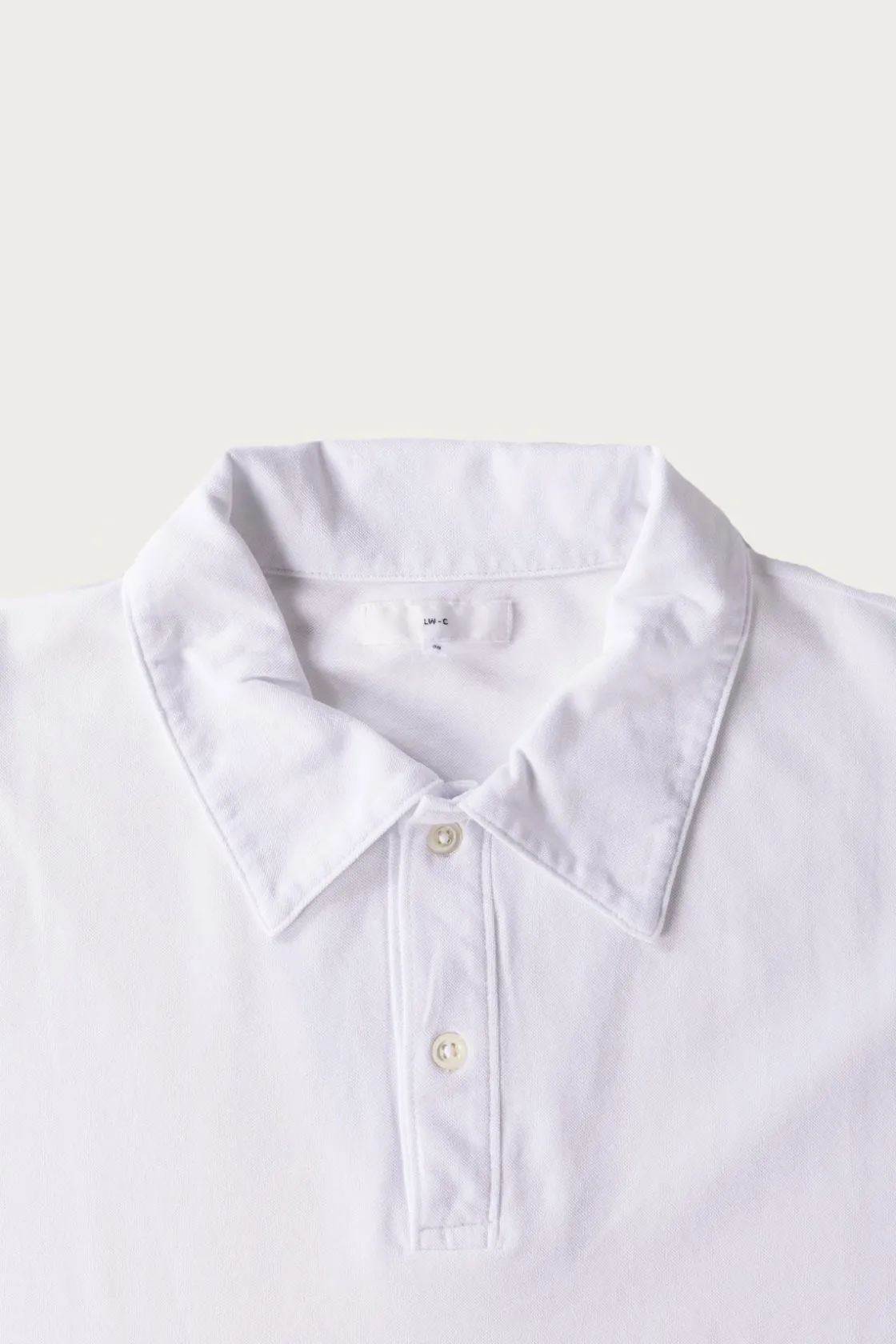 Shirts<Lady White Co. Pique Two Button Polo - White