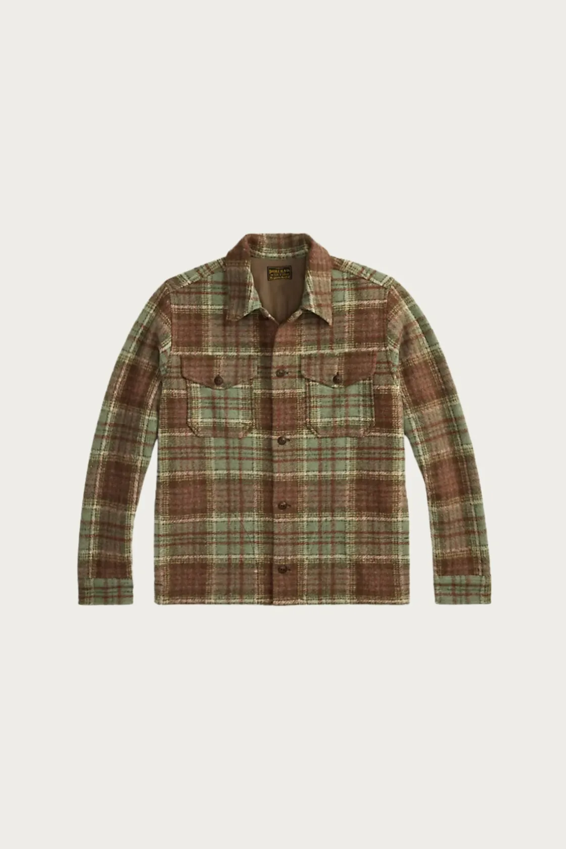 Coats, Jackets, And Vests<RRL Plaid Wool-Blend Workshirt - Green/Multi