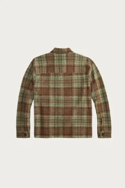 Coats, Jackets, And Vests<RRL Plaid Wool-Blend Workshirt - Green/Multi