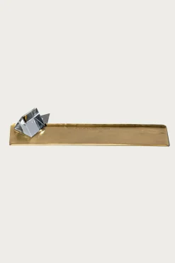 Homegoods<Puebco Prism Incense Holder w/ Brass Tray