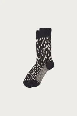 Accessories<Rototo Rain Drop Crew - Black/Ivory