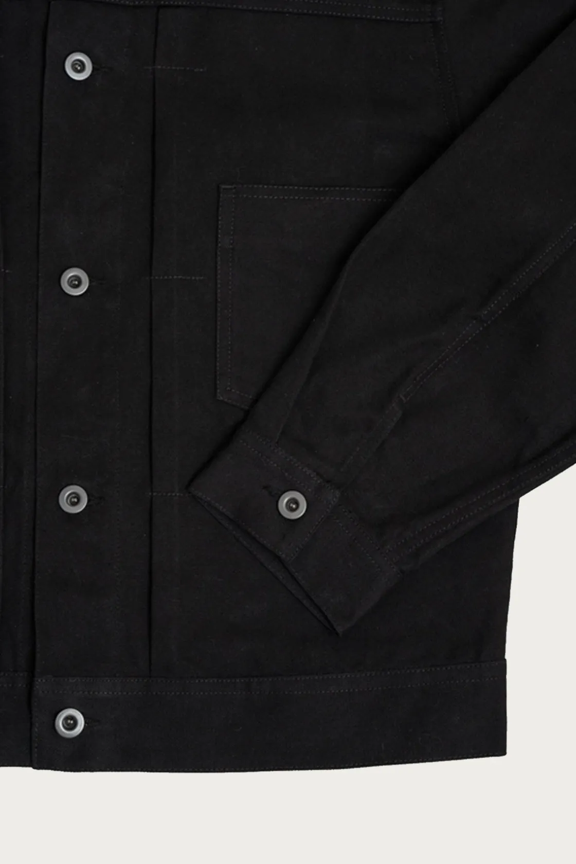 Coats, Jackets, And Vests<James Coward Range Jacket - Black Waxed Cotton Washi Ox
