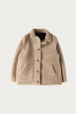 Coats, Jackets, And Vests<MM6 Maison Margiela Reversbile Leather/Shearling Jacket - Black/Brown