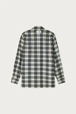 Shirts<MM6 Maison Margiela Reversible Flannel Shirt - Black/Blue