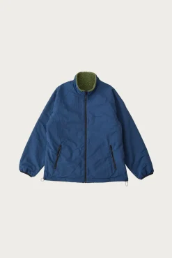 Coats, Jackets, And Vests<Gramicci Reversible Sherpa Jacket - Olive/Dusty Navy