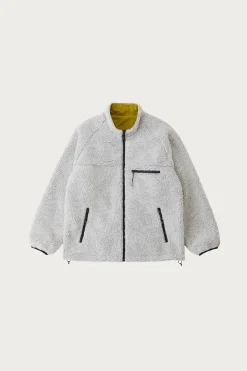 Coats, Jackets, And Vests<Gramicci Reversible Sherpa Jacket - Natural/Chartreuse