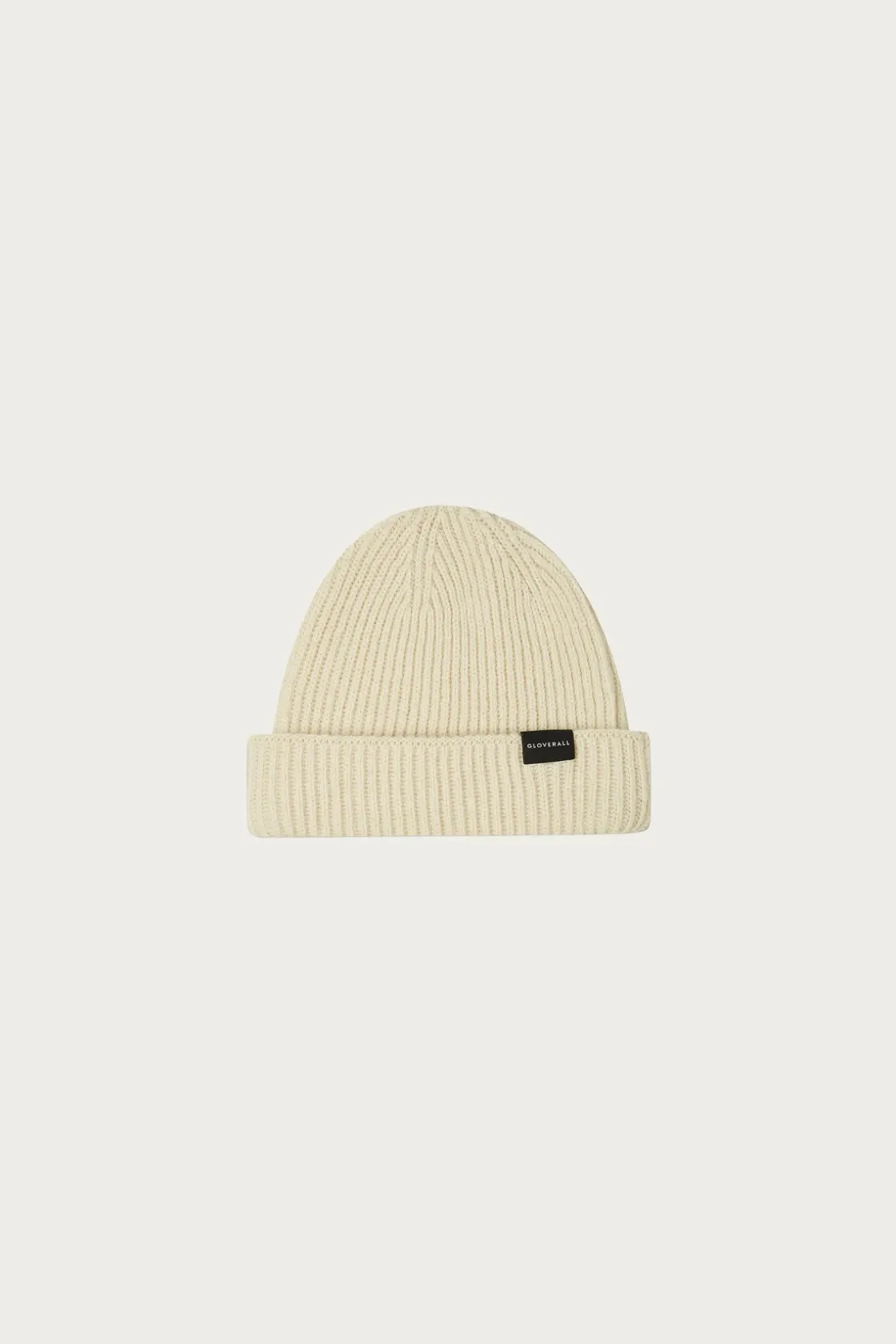 Accessories<Gloverall Ribbed Merino Beanie - Ecru