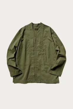 Coats, Jackets, And Vests<Kapital Rip Stop Aviator KAKASHI Shirt - Khaki