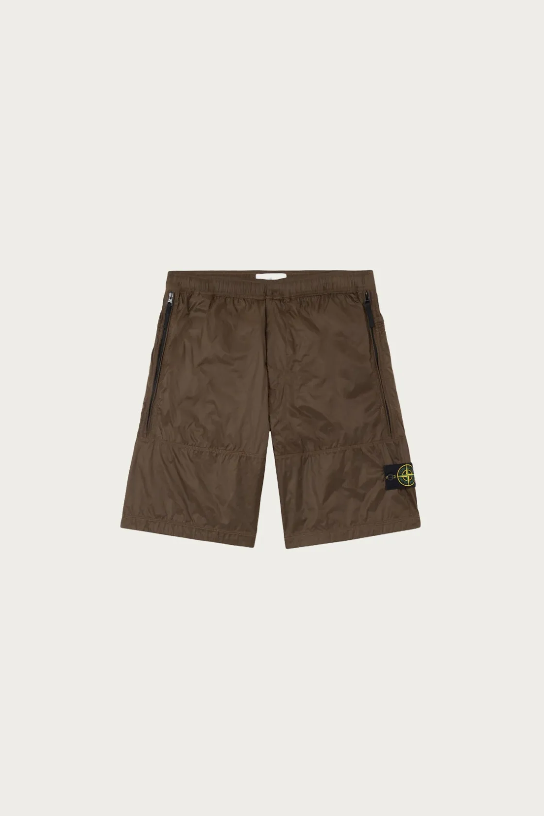 Shorts<Stone Island Ripstop Light HT Nylon Shorts - Military Green
