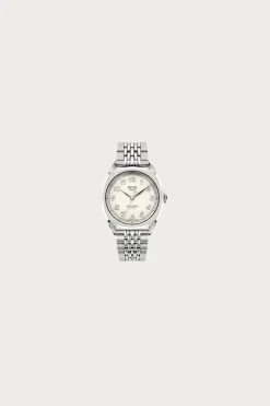 Accessories<Kuoe Watches Royal Smith 90-008 - Ivory Dial/Silver Case/Stainless Bracelet