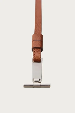 Accessories<Niceness S. Days T-Bar & Leather Strap - Short - Brown