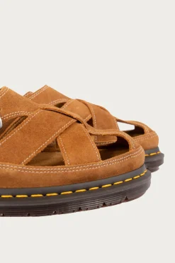 Footwear<Dr. Martens San Archive Fisherman - Plush Suede Reverse Natural Tan