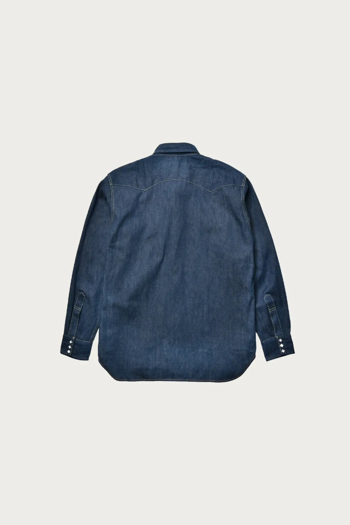 Shirts<The Real McCoys Sawtooth Denim Western Shirt - Indigo