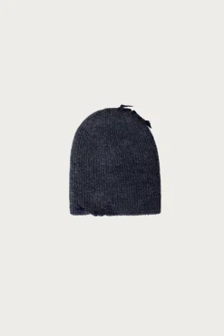Accessories<Cottle Silk Mohair Sparkle Beanie - Shadow Moon