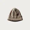 Accessories<Cottle Silk Noel Organic Waffle Farm Beanie Long - Coffee