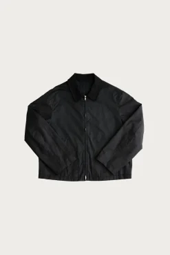 Coats, Jackets, And Vests<James Coward Site Jacket - Black Waxed Organic Ripstop