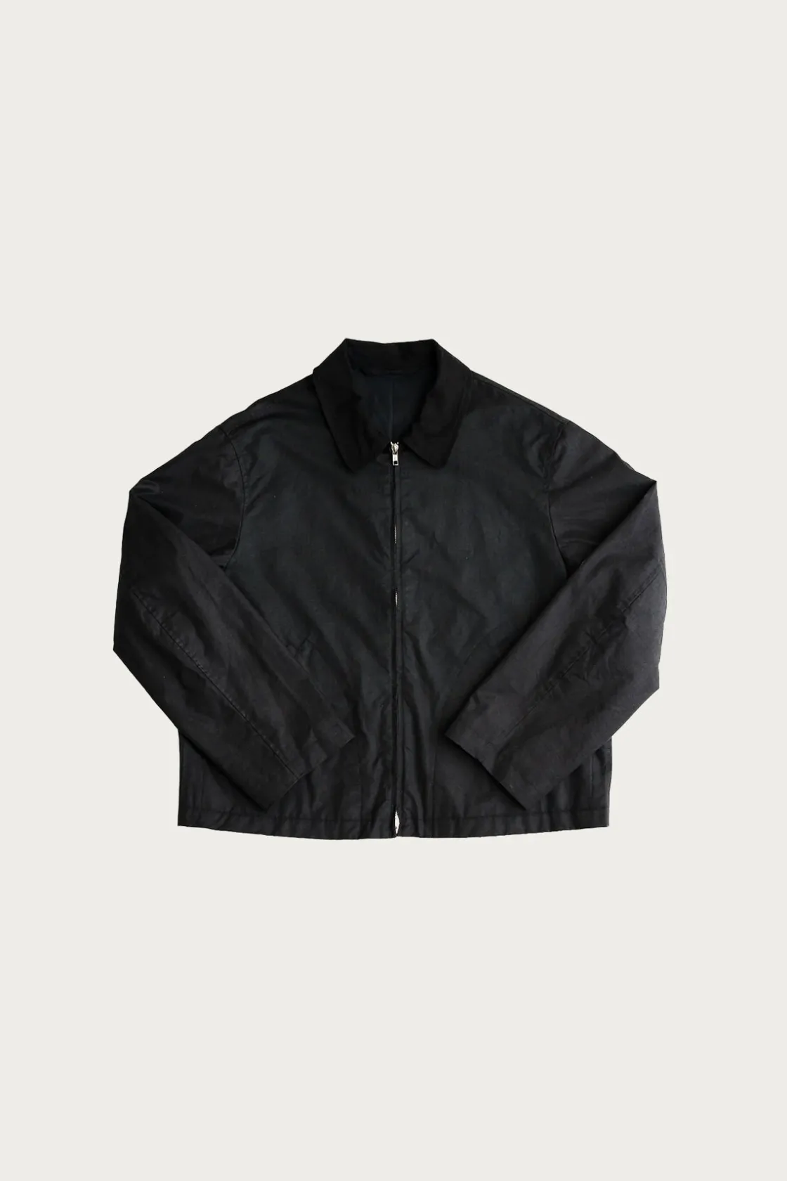 Coats, Jackets, And Vests<James Coward Site Jacket - Black Waxed Organic Ripstop