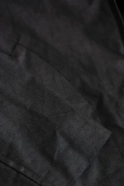 Coats, Jackets, And Vests<James Coward Site Jacket - Black Waxed Organic Ripstop