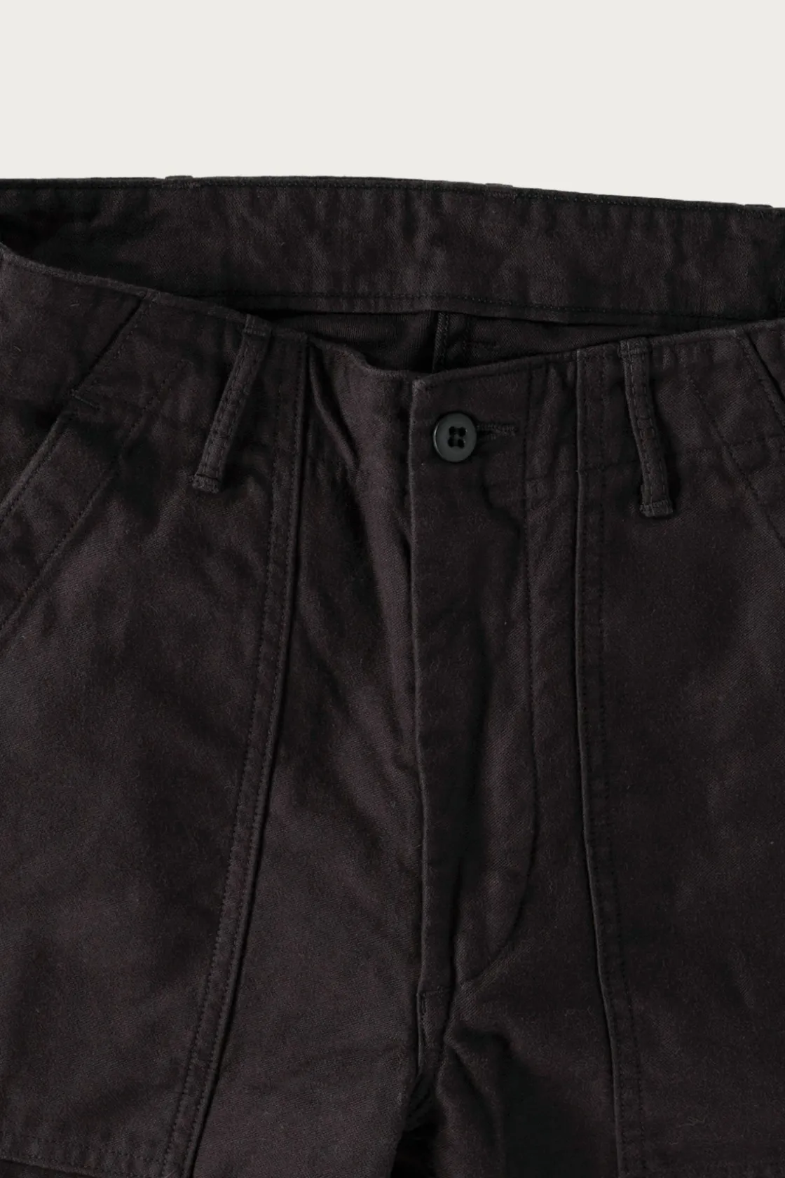Pants<orSlow Slim Fit Fatigue Pants - Black