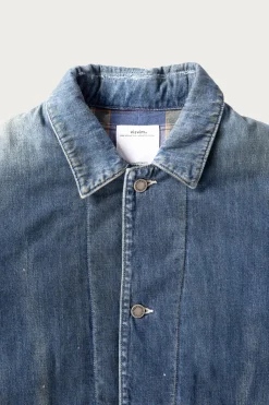 Coats, Jackets, And Vests<Visvim SS Coverall Down DMGD - Indigo
