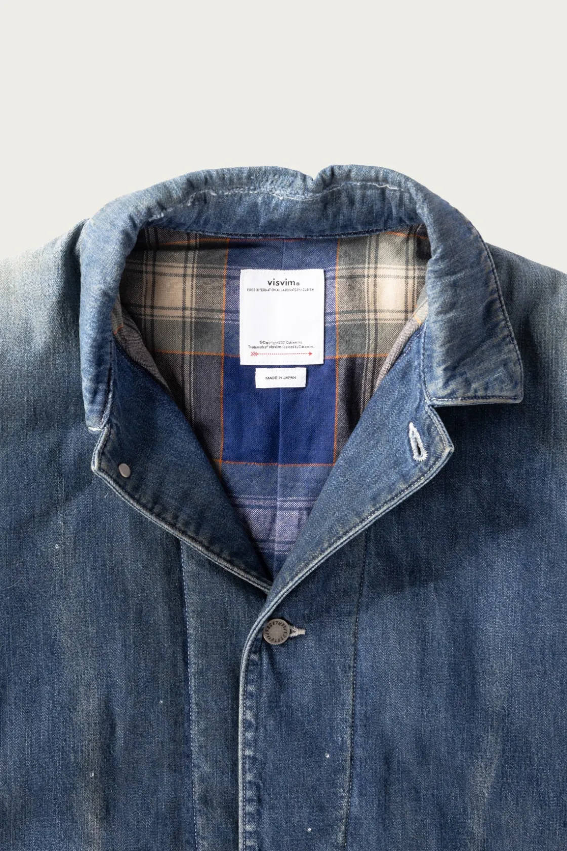 Coats, Jackets, And Vests<Visvim SS Coverall Down DMGD - Indigo