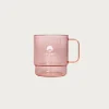 Homegoods<Beams Japan Stacking Mug Clear - Clear Red/White Logo