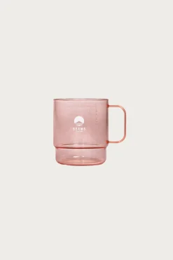 Homegoods<Beams Japan Stacking Mug Clear - Clear Red/White Logo
