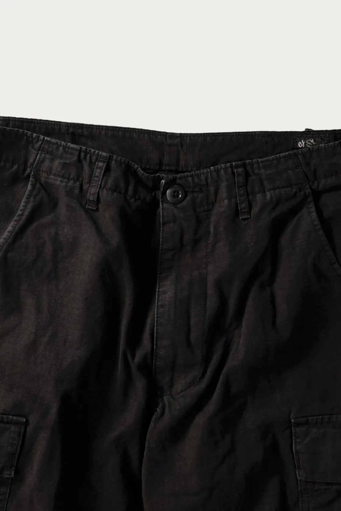 Pants<orSlow Stone Black Vintage Fit 6 Pocket Cargo Pants - Black Stone