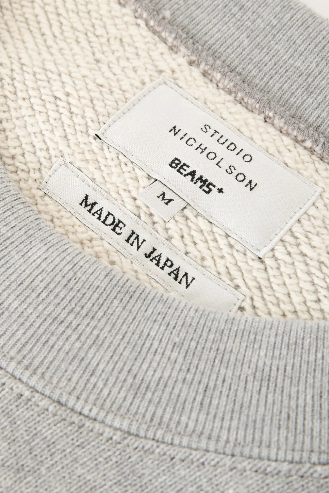 Tees And Sweats<Beams Plus Studio Nicholson x Beams+ Holly Jersey Sweat - Grey Marl