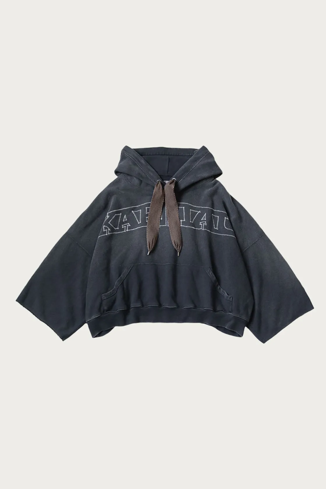 Tees And Sweats<Kapital SWT Knit DEVIL Hoodie ( Embroidery) - Black