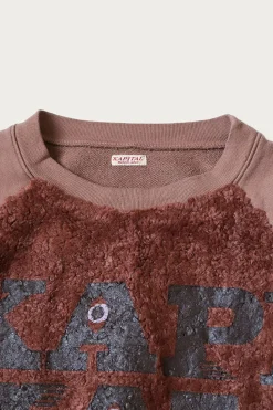 Tees And Sweats<Kapital 30/-SWTxFur GRIZZLY SWT (SPEAKEASY ) - Light Brown